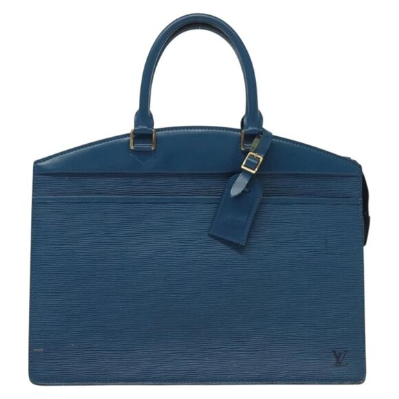 LOUIS VUITTON Epi Riviera Hand Bag Blue M48185 LV Auth 137894 - Picture 3 of 16